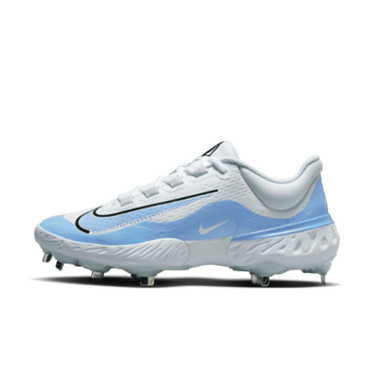 Nike huarache baseball hotsell cleats blue and white