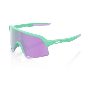 100 Percent S3 Soft Tact Mint HiPer Lavender Sunglasses