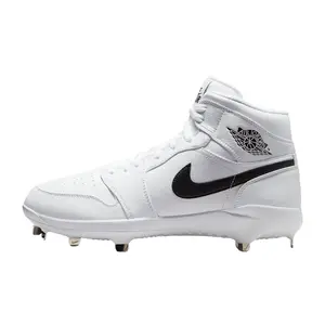 Nike Jordan 1 Retro Metal Cleats White/Black