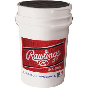 Rawlings Bucket & 3 Dozen Blem Baseballs