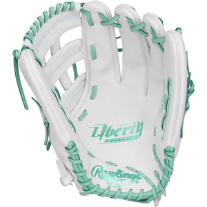 Rawlings Liberty Advanced 13 Inch Softball Glove | White Mint